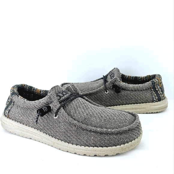 Hey Dude Wally Baja Blanket Slip-On Shoe in Gray Size 10 - Picture 2 of 15